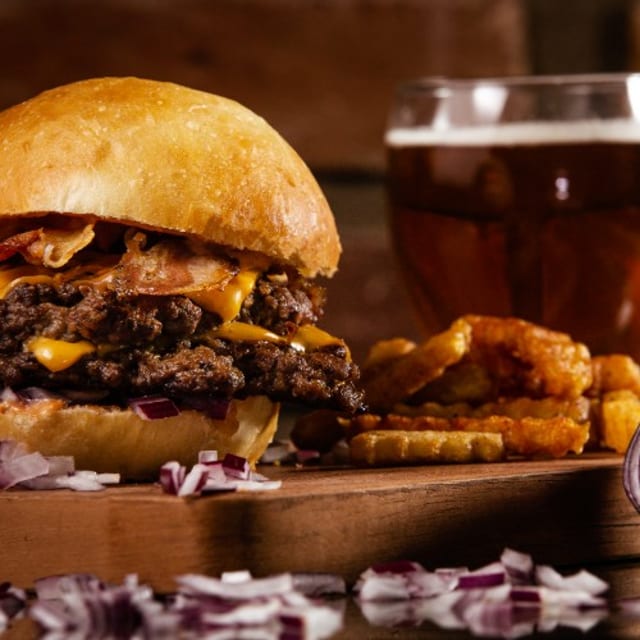 Bacon Cheese Burger Combo.